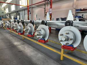 Essieu à torsion avec <span class=keywords><strong>frein</strong></span> à disque mécanique EZ Lube de 3500 lb pour remorques de bateaux - Product Image 2