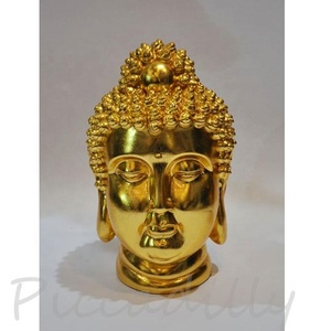Statue de tête de <span class=keywords><strong>Bouddha</strong></span> en fibre de verre, prix usine, sculpture religieuse, à vendre - Product Image 1