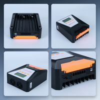 Contrôleur solaire MPPT 12V 24V à efficacité de suivi de 99% avec affichage LCD et fonctions de protection 10A 20A 40A 60A