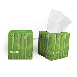 HC 2 ply facial tissue in a cube box paper tissue facial