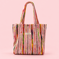 Sac fourre-tout personnalisé en sergé de coton avec poche intérieure et bouton-pression pour cadeaux d'entreprise, vente au détail, vente en gros, fournisseur OEM, usine