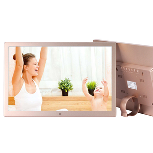 17 Inch 1440x900 Ultra HD Digital Picture <b>Frame</b> Metal Digital Photo <b>Frame</b> With Display and <b>Play</b> Photos Videos Via USB/SD Card - Product Image 1