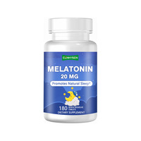 Comprimés de mélatonine en marque privée OEM, pilules pour le sommeil, compléments alimentaires pour favoriser un meilleur sommeil