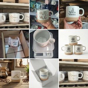Nordic Design Porcelain Coffee Mugs WIth Box Custom Logo Dishwasher Microwave Safe Coffee <b>Cups</b> for Home Office Weddings - Product Image 5