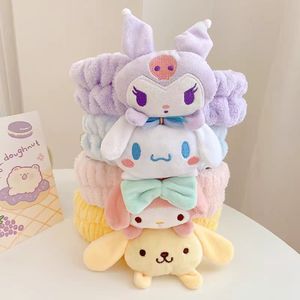 קריקטורה sanrio ילדים רצועת שיער אלמוג פליז עמיד למים סגנון סתיו החורף לשטוף את הפנים איפור המפלגה גודל בתפזורת אישית - Product Image 1