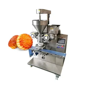 Stuffed Pastry Filler Molder And Tray Arranger Moon Cake Production Line Mooncake Machine