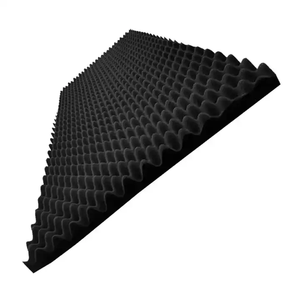 48x24" Black Acoustic Foam Panels Studio Egg Crate Sound Proof Padding Acoustic Treatment Foam Sealing Strip