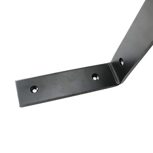 Iron Wall Triangular <b>Bracket</b> 5 Mm Thickness Black And Gold Standard Hardware Accessory For Shelf Support - Product Image 3