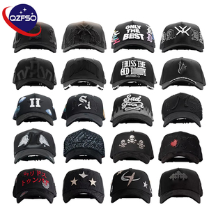 QZFSO Custom Gorras Luxury Fashionable Cotton <b>Hat</b> Adjustable Unisex 3D Embroidery Baseball Cap For Sport Party Daily Streetwear - Product Image 1