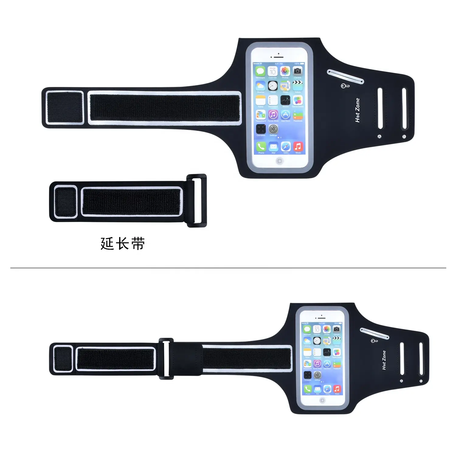 Custom OEM ODM BSCI Factory Sports Outdoor Touch Screen Fitness Running Mobile Phone Armband For Jogging