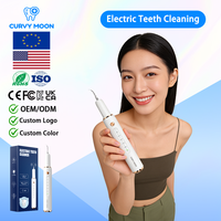 CURVY MOON 5 Modes Appareil de Nettoyage Dentaire Sonique Rechargeable Étanche IPX6 pour la Maison et l'Usage Domestique