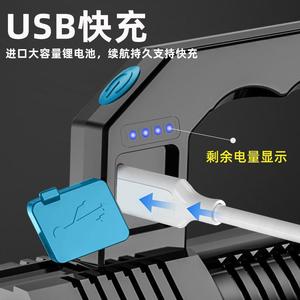 4Led Flashlight Rechargeable High Intensity <b>Light</b> Outdoor Camping Fishing <b>Emergency</b> Searchlight Waterproof - Product Image 5