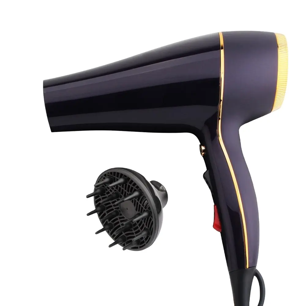 Secador de cabelo profissional, secador de cabelo profissional, máquina 2200w de sopro iônico