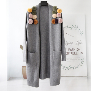 Vendita calda <span class=keywords><strong>cardigan</strong></span> in maglia di qualità affidabile a <span class=keywords><strong>lungo</strong></span> confortevole per le donne Chunky - Product Image 4