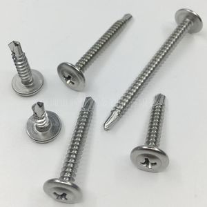 410 Stainless Steel Round Head Washer Self Tapping Screw Metric Phillips Right Hand Class 4.8 For Metal Grade A - Product Image 3
