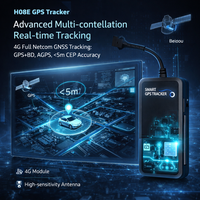 Traceur GPS 4G LTE Beidou étanche pour véhicule avec coupure à distance, antivol, application iOS/Android/PC, montage sur tableau de bord, stockage cloud, 1 an
