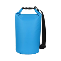 Lona de Pvc a Prueba de Agua, Bolsa Seca Impermeable, 2l, 10l, 15l, 20l, Senderismo, Natación, 500d