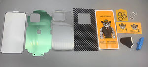 Accesorios protectores de pantalla de teléfono móvil, Kit de limpiador en seco y húmedo, guía de eliminación de polvo, pegatina, herramienta de instalación, Kit de limpieza - Product Image 2