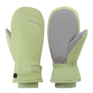 NXPARTOK Ski Mittens Pink Fleece Lined Thermal <b>Touchscreen</b> Winter <b>Gloves</b> Unisex - Product Image 4