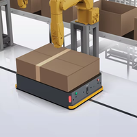Robot AGV Xbot New 300 kg, machine de livraison électrique, positionnement multi-sites sans fil RS485, manutention industrielle de matériaux, lithium