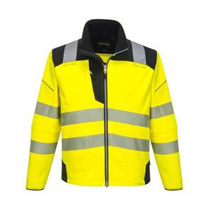 Portwest-T402YBRXXL PW3 Hi-Vis softshell สีเหลือง/สีดำแจ็คเก็ต-EAN 5036108289011 HI-VIS ชุดทำงาน - Product Image 1