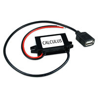 Convertisseur abaisseur de tension DC-DC 8-32V vers 5V 3A pour voiture, 15W, avec port USB, pour téléphone portable, iPad, alimentation de voiture