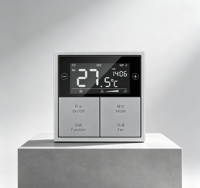 Panneau de thermostat multifonction Ruegen KNX, matériau métallique, couleur personnalisable, gamme complète de modèles, design attrayant