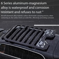 Barres de toit robustes en alliage d'aluminium avec boîte de rangement latérale pour véhicules tout-terrain/SUV 4x4 – Améliorations L7/L8/L9