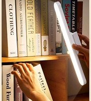 Lampe de lecture LED moderne 3 couleurs à gradation et fixation murale en ABS pour bar, lits superposés, commande tactile carrée pour usage domestique