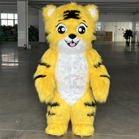 Costume de mascotte gonflable personnalisable en forme de tigre ou de lion, avec sphère, 2m/2.6m, pour événements, cosplay et publicité