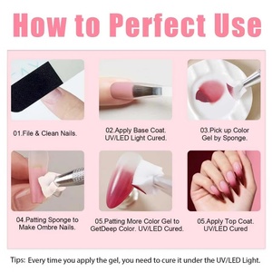 12 Esmaltes de Uñas en Gel de Color Macaron Altamente Saturados, con Degradado Sólido, Gel UV para Uñas, Decoración de Uñas DIY Adecuado para decoración de uñas - Product Image 5