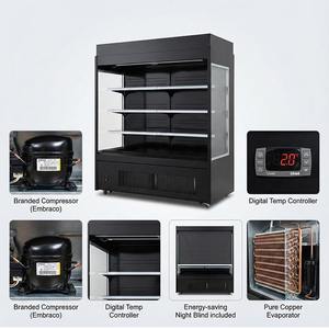 Exhibidor Vertical Refrigerado Abierto para Supermercado, Económico y de Múltiples Niveles - Product Image 3