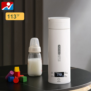 Bouilloire électrique portable à trois prises de la norme européenne 220V avec corps en plastique à couvercle rabattable pour le baby-sitting 304 - Product Image 3