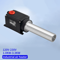 Chauffage à air en alliage, générateur de chaleur électrique à flux chaud, appareil de chauffage industriel, système automatique, température constante, 3KW, fiable