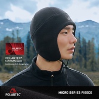 P Series PELLIOT Outdoor Men's Polartec Fleece Cap Protección auditiva a prueba de viento para montar y correr Fleece Hat