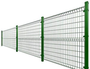 Paneles de Cercas Metálicas de Acero Galvanizado Personalizados para Jardín, Revestimiento de PVC para Exteriores, Curvado en V, Malla de Alambre Soldada Curvada en 3D - Product Image 2