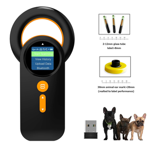 เครื่องสแกนไมโครชิปสัตว์เลี้ยงแบบบลูทูธ ISO11784เครื่องอ่าน RFID/85/FDX-B/EMID 240บันทึกข้อมูลอัปโหลดไปยังพีซี - Product Image 1
