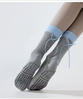 Calzini da Yoga Antiscivolo per Donne, Calzini da Pilates in Poliestere con Grip, Produzione all'Ingrosso OEM Personalizzata