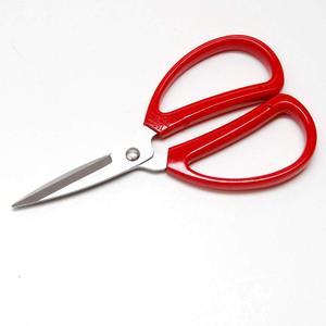 Multifunctional DIY Mini Stainless Steel Red Traditional Household Scissors for Office Craft with Smooth <b>Edge</b> Shearing - Product Image 1