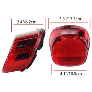 Luz de Freno LED para Harley Davidson con Ventana para Placa de Matrícula Inferior, Producto para Sistemas de Carrocería de Motocicletas - Product Image 4