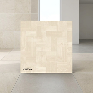 Azulejos Vitrificados con Diseño de Madera de Marfil, Nano Pulidos, 600x600mm, Textura de Madera, Azulejo de Porcelana para Piso - Product Image 4