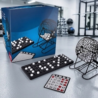 Cage de bingo de luxe en métal sur le thème de l'alphabet HUAXI avec 2 joueurs et emballage personnalisé