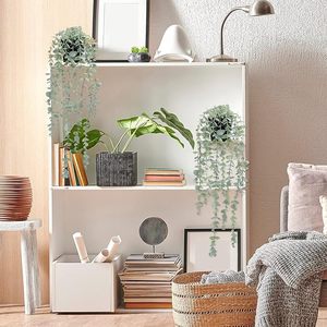 <span class=keywords><strong>Plantes</strong></span> artificielles d'eucalyptus suspendues GM, fausse plante en pot fausse plante tombante pour mur chambre maison patio intérieur extérieur décoration - Product Image 4