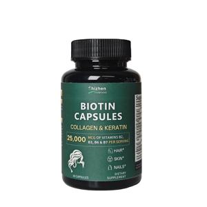 OEM ODM kapsul pertumbuhan rambut <span class=keywords><strong>biotin</strong></span> kompleks dan cholagene pil kapsul pertumbuhan rambut <span class=keywords><strong>biotin</strong></span> softgel kapsul untuk rambut dan kuku - Product Image 1