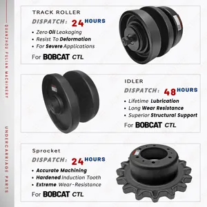 Parti della pista del carrello Standard di qualità originale per il pignone di azionamento del caricatore T740 T770 T870 di Bobcat con P/N 7227421