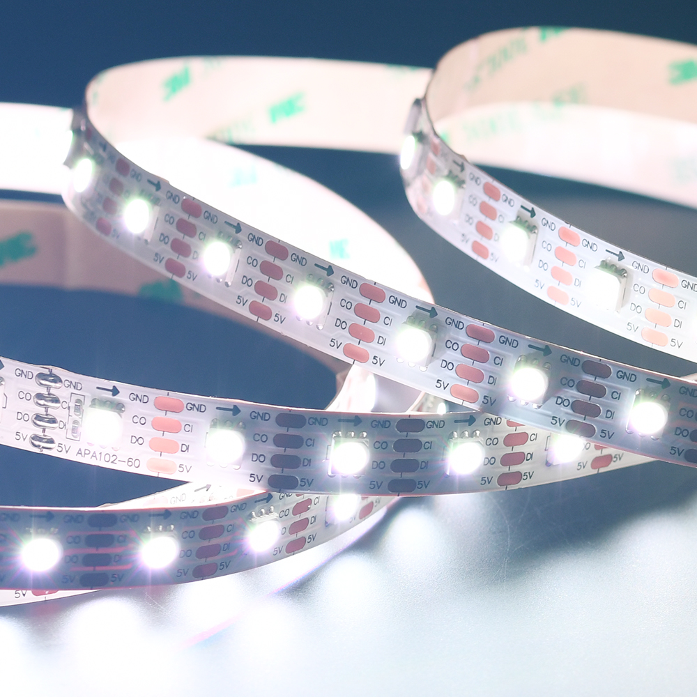 Dreamcolor digital Rgb 72 leds/m Led Light Strip addressable pixel rgb LC8822 Flex Led Strip Light