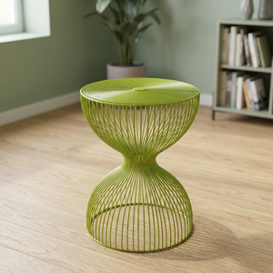 Tabouret en fil de fer thermolaqué - Product Image 1