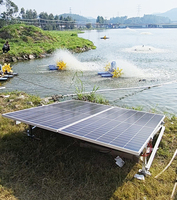 Aérateur solaire Dongling YC-1.5 pour bassin avec moteur 380V, pompe à air à économie d'énergie, équipement d'aquaculture, garantie 1 an