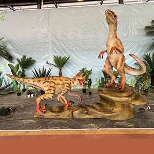 Pameran dinosaurus pusat komersial realistis dinosaurus mekanik taman Animatronics untuk dijual