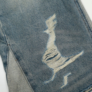 Pantalones Vaqueros Rectos <span class=keywords><strong>de</strong></span> Mezclilla <span class=keywords><strong>de</strong></span> Peso Medio, Transpirables, <span class=keywords><strong>de</strong></span> Cintura Media, Estilo Retro Americano, para <span class=keywords><strong>Hombre</strong></span>, Primavera - Product Image 4